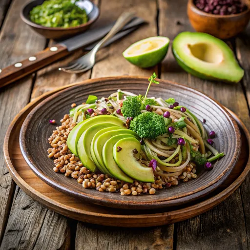 Sałatka Zbożowa z Awokado i Warzywami