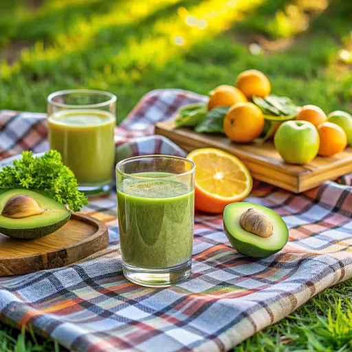 Orzeźwiający Koktajl Zielonej Mocy